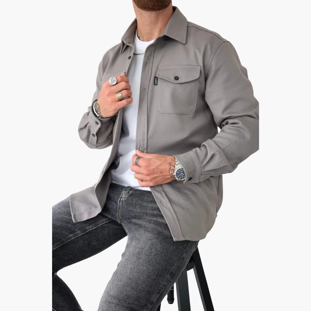 David | Hemdjacke mit Knopfleiste