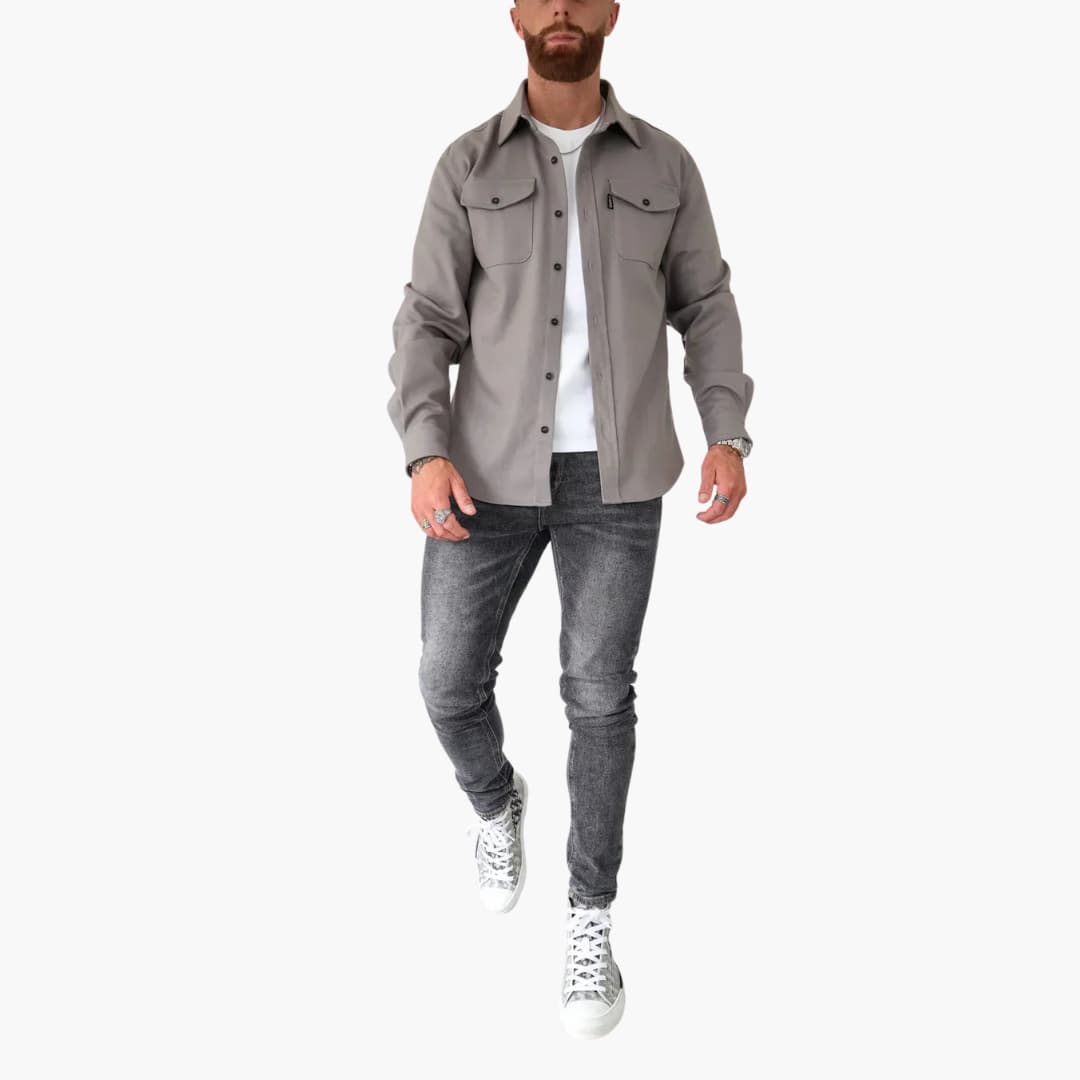 David | Hemdjacke mit Knopfleiste