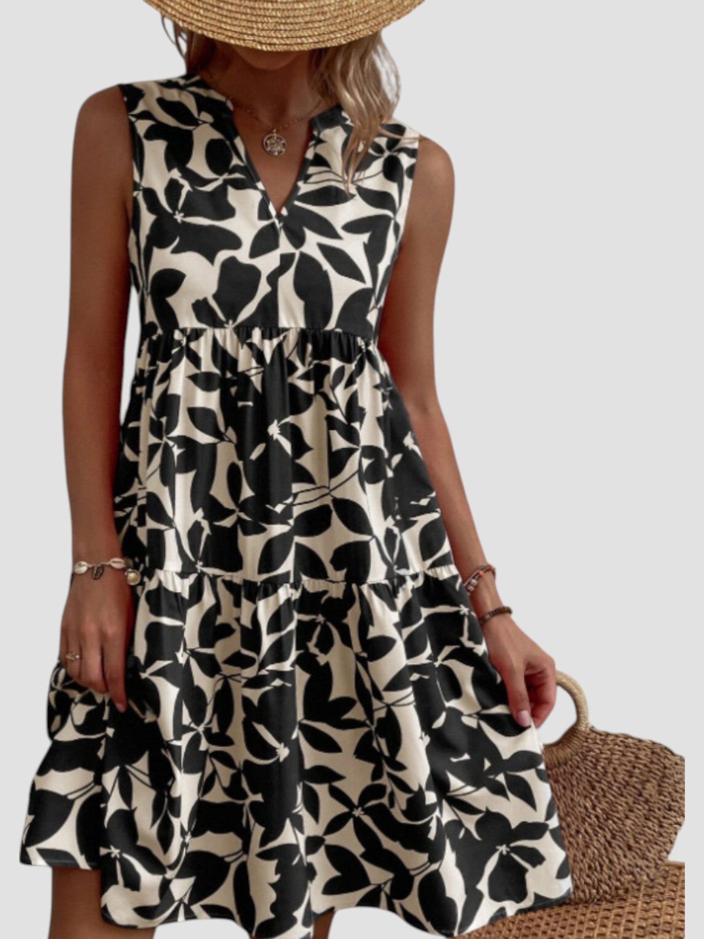 Mia | Elegantes Kleid mit V-Ausschnitt