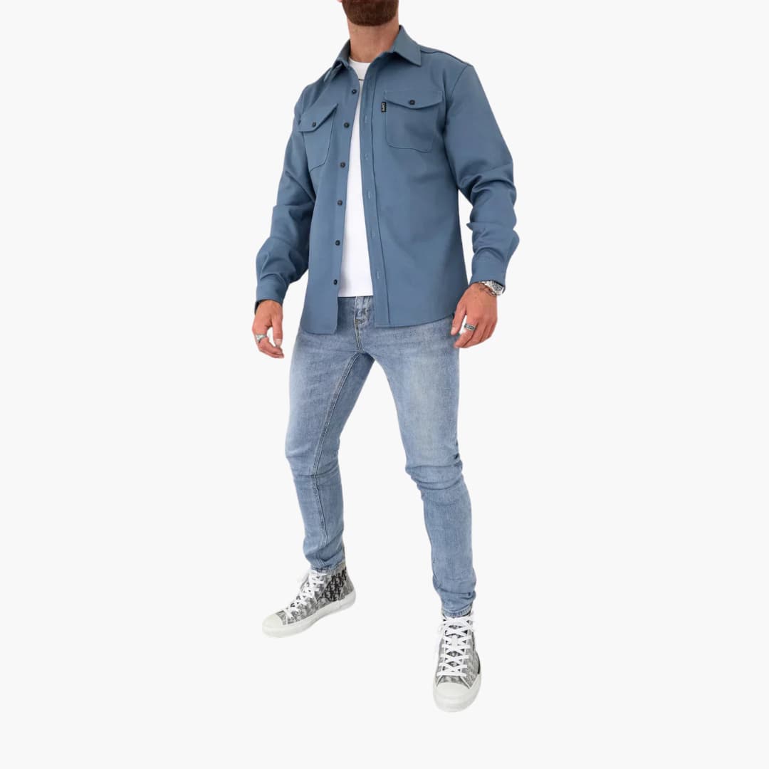 David | Hemdjacke mit Knopfleiste